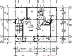 房屋设计图纸平面图尺寸怎么算出来的,房屋设计图怎么算面积